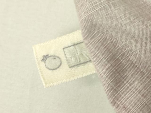 平和屋着物▽訪問着　単衣　紬地　流水文　正絹　逸品　未使用　DABH6311az
