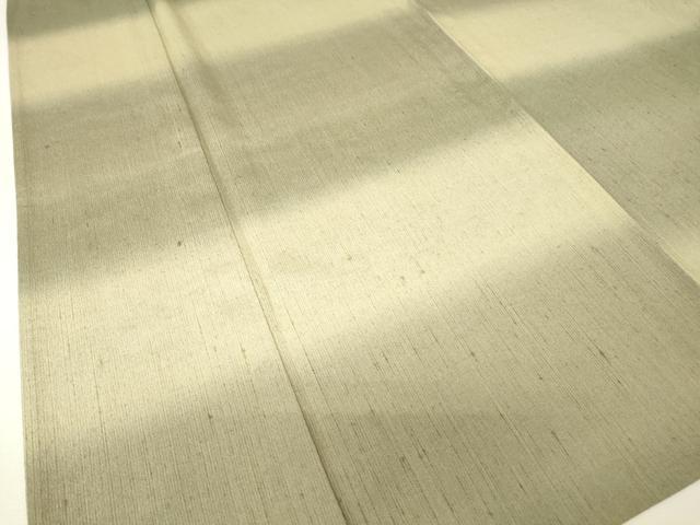 平和屋着物▽上質な紬　単衣　市松文　正絹　逸品　DABH6398az
