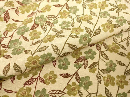 平和屋着物▽小紋　単衣　枝桜　洗える着物　DABH6425az