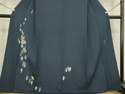 平和屋着物▽訪問着　単衣　葵祭り　金彩　正絹　逸品　DABH6432az