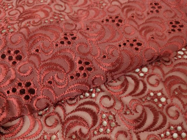 平和屋着物▽道行コート　スリーシーズン　春夏秋　塵除け　葡萄文　紅海老茶色　DABH6434az