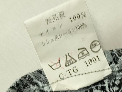 平和屋着物▽道中着　スリーシーズン　春夏秋　塵除け　総レース　草葉文　DABH6436az