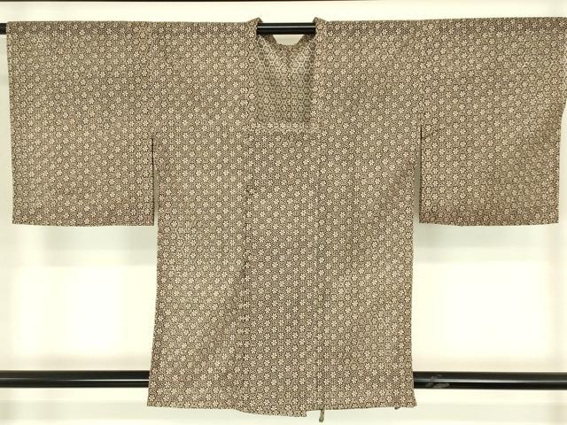 平和屋着物▽道行コート　スリーシーズン　春夏秋　塵除け　総レース　舞花文　DABH6437az