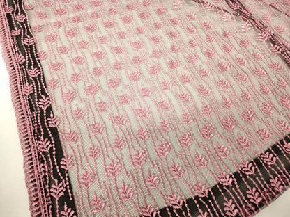 平和屋着物▽和装コート　スリーシーズン　春夏秋　塵除け　総レース　草葉文　DABH6438az
