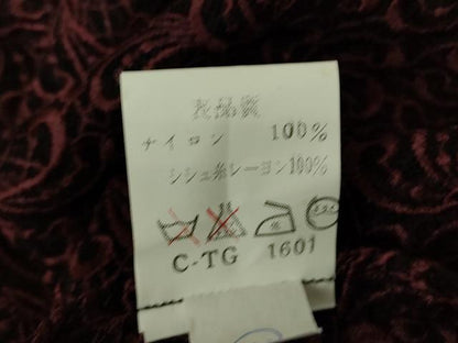 平和屋着物▽道中着　スリーシーズン　春夏秋　塵除け　総レース　草花文　DABH6443az