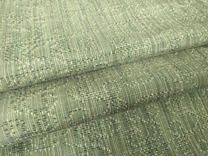 平和屋着物▽上質な紬　単衣　幾何学文　正絹　逸品　DABH6568az