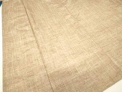 平和屋着物▽上質な紬　単衣　霞文　正絹　逸品　DABH6573az