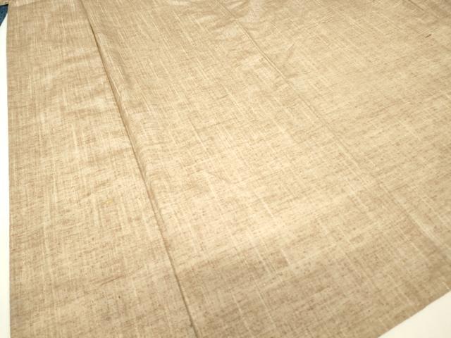 平和屋着物▽上質な紬　単衣　霞文　正絹　逸品　DABH6573az