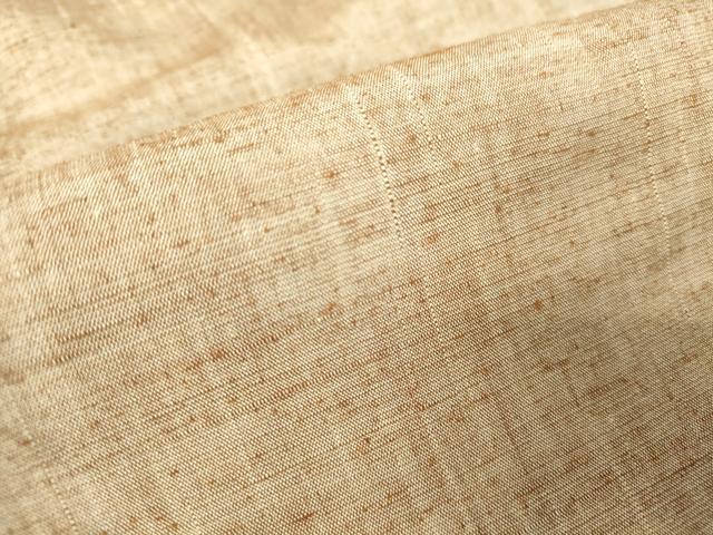 平和屋着物▽上質な紬　単衣　霞文　正絹　逸品　DABH6573az