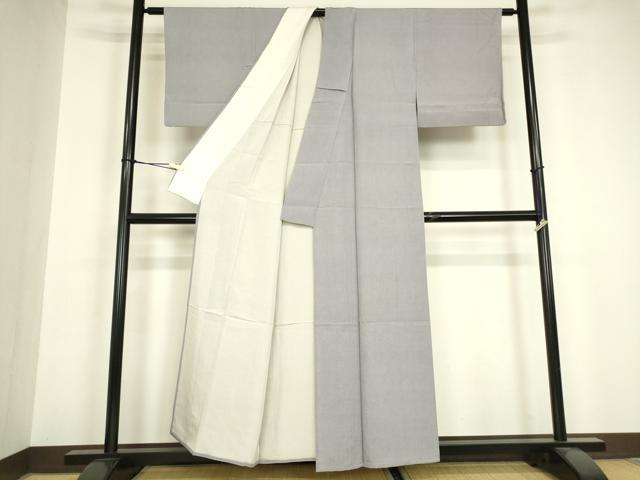 平和屋着物▽江戸小紋　単衣　鮫小紋柄　正絹　逸品　DABH6578az