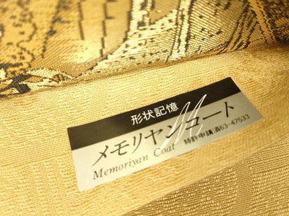 平和屋本店▼全通全景柄袋帯　本金箔　東海道五十三次　正絹　逸品　DABH6746az