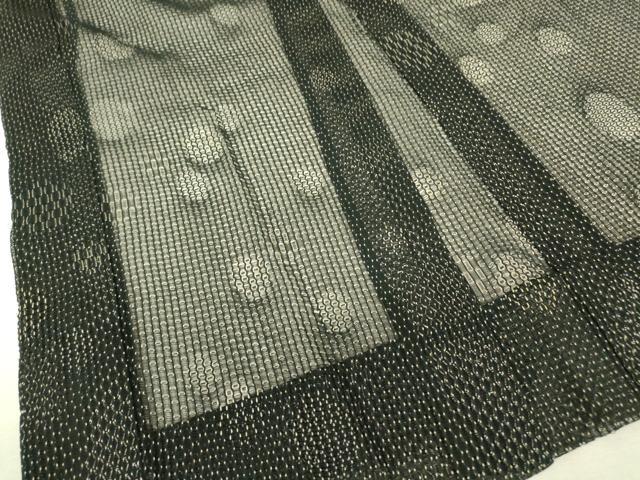 平和屋着物▽羽織　スリーシーズン　春夏秋　塵除け　丸文　正絹　逸品　DABH6823az