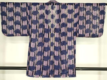 平和屋着物▽道行コート　スリーシーズン　春夏秋　塵除け　総レース　花間道　DABH6827az