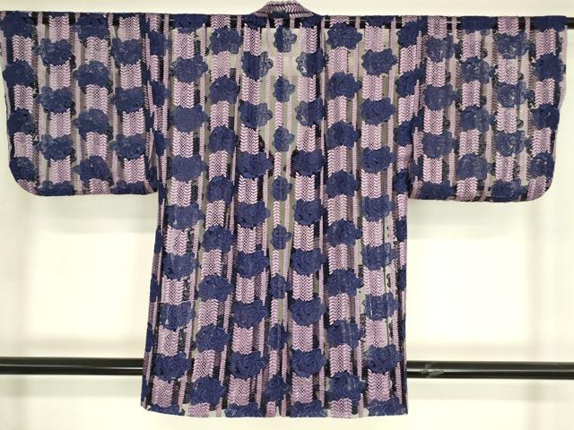 平和屋着物▽道行コート　スリーシーズン　春夏秋　塵除け　総レース　花間道　DABH6827az