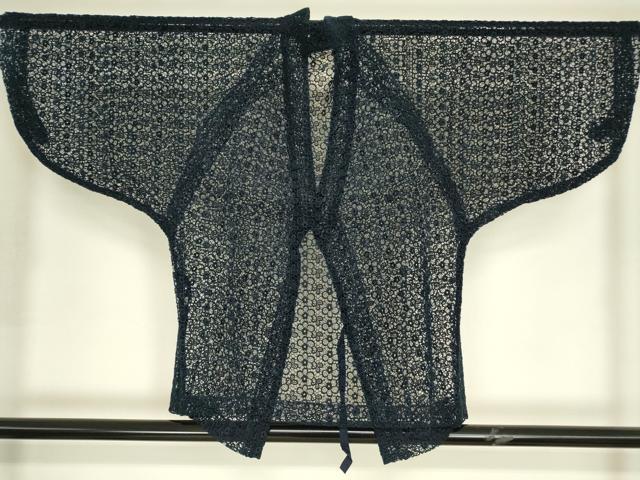 平和屋着物▽和装コート　スリーシーズン　春夏秋　塵除け　総レース　花尽くし　DABH6834az