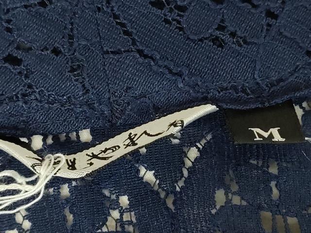 平和屋着物▽和装コート　スリーシーズン　春夏秋　塵除け　総レース　花丸文　未使用　DABH6835az