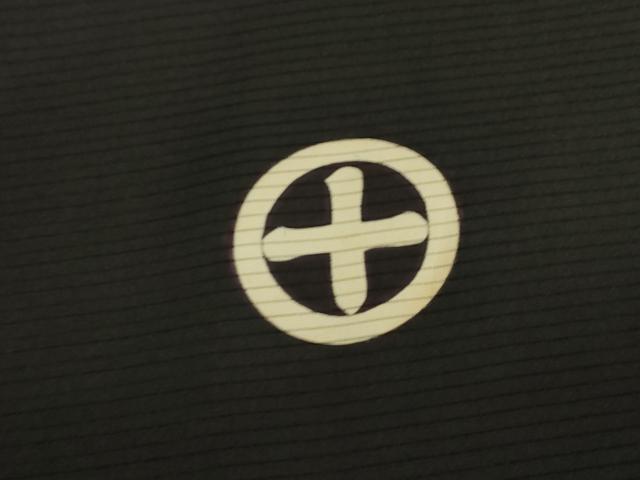 平和屋着物▽男性　黒紋付長羽織　スリーシーズン春夏秋　塵除け　絽　正絹　逸品　DABH6840az