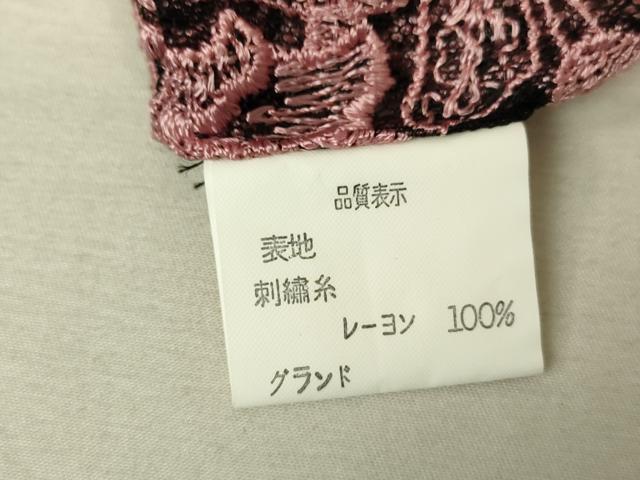 平和屋着物▽道行コート　スリーシーズン　春夏秋　塵除け　総レース　草花文　ロング丈　DABH6849az