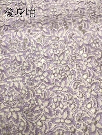 平和屋着物▽道行コート　スリーシーズン　春夏秋　塵除け　総レース　小花文　DABH6851az