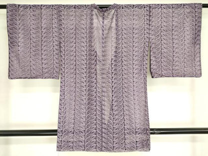 平和屋着物▽道行コート　スリーシーズン　春夏秋　塵除け　総レース　舞葉文　DABH6856az