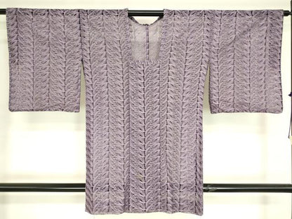 平和屋着物▽道行コート　スリーシーズン　春夏秋　塵除け　総レース　舞葉文　DABH6856az