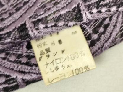 平和屋着物▽道行コート　スリーシーズン　春夏秋　塵除け　総レース　舞葉文　DABH6856az
