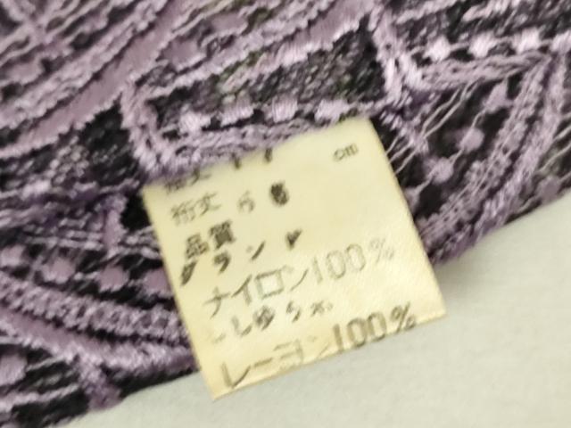 平和屋着物▽道行コート　スリーシーズン　春夏秋　塵除け　総レース　舞葉文　DABH6856az