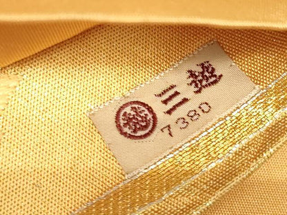 平和屋着物▼西陣の名門　本家加納　六通柄袋帯　高砂　正倉院花文　金銀糸　三越扱い　正絹　逸品　DABH6930az