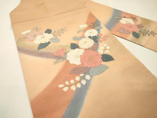 平和屋着物▼九寸名古屋帯　総刺繍　辻が花　金糸　正絹　逸品　DABH7073fe
