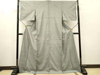平和屋着物●上質な紬　霞文　正絹　逸品　未使用　DABH7189fe