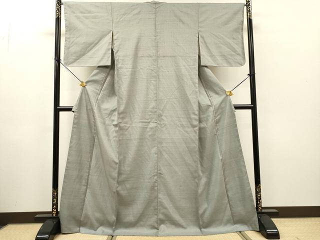 平和屋着物●上質な紬　霞文　正絹　逸品　未使用　DABH7189fe