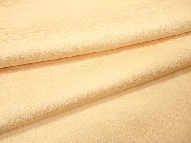 平和屋着物●上質な色無地　霞地紋　肌色　ロング丈　正絹　逸品　未使用　DABH7190fe