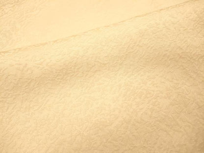 平和屋着物●上質な色無地　霞地紋　肌色　ロング丈　正絹　逸品　未使用　DABH7190fe