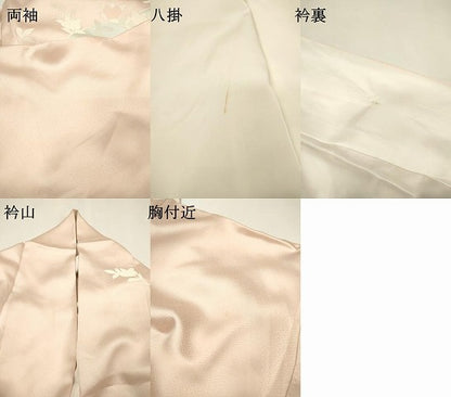 平和屋着物●訪問着　刺繍　雪輪花文　金彩　正絹　逸品　DABH7191fe