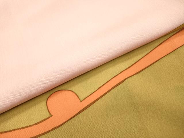 平和屋着物▼ピエール・カルダン　小紋　抽象文様　近鉄百貨店扱い　正絹　逸品　DABH7253fe