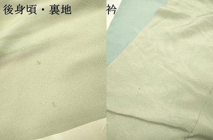 平和屋着物▼訪問着　手描き　風景文　暈し染　仮絵羽　正絹　逸品　未使用　DABH7275fe