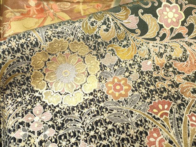 平和屋着物▼TOKI志すい キモノモードオリジナルブランド　色留袖　地紙人物花唐草文　暈し染　金銀彩　正絹　逸品　DABH7294fe