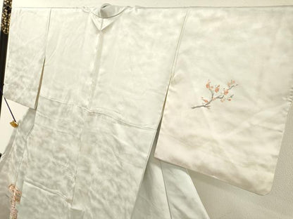 平和屋着物▼訪問着　総刺繍　籬花文　暈し染　正絹　逸品　DABH7299fe