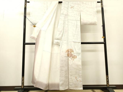 平和屋着物▼訪問着　総刺繍　籬花文　暈し染　正絹　逸品　DABH7299fe