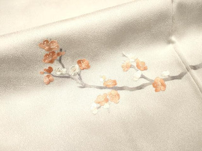平和屋着物▼訪問着　総刺繍　籬花文　暈し染　正絹　逸品　DABH7299fe
