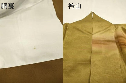 平和屋着物▼訪問着　霞箔散らし　暈し染　金彩　正絹　逸品　DABH7302fe