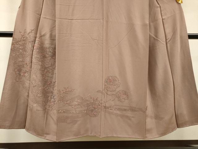 平和屋着物▼中国三大刺繍　スワトウ刺繍　汕頭刺繍　総刺繍　訪問着　几帳雪輪飛鶴花文　正絹　逸品　DABH7312fe
