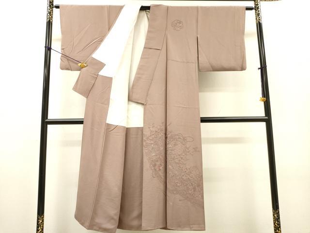 平和屋着物▼中国三大刺繍　スワトウ刺繍　汕頭刺繍　総刺繍　訪問着　几帳雪輪飛鶴花文　正絹　逸品　DABH7312fe