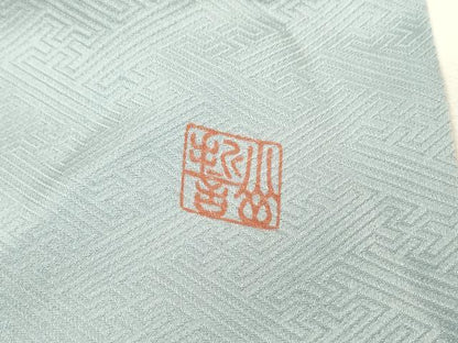平和屋着物▼訪問着　作家物　刺繍　樹林文　暈し染　金糸　正絹　逸品　DABH7315fe