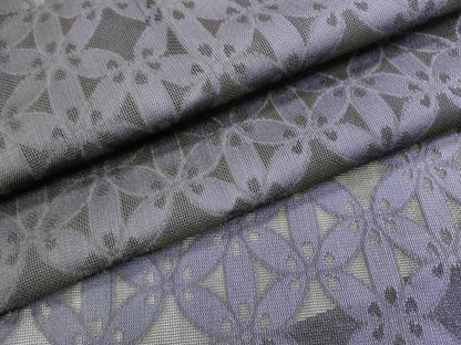 平和屋着物▽男性　羽織　スリーシーズン　春夏秋　塵除け　草花　正絹　逸品　DABH7326fe