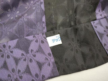 平和屋着物▽男性　羽織　スリーシーズン　春夏秋　塵除け　草花　正絹　逸品　DABH7326fe