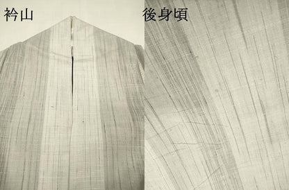 平和屋着物▽結城紬　奥順　はたおり娘　単衣　80亀甲　変わり間道　やまと金ラベル　正絹　逸品　DABH7367fe