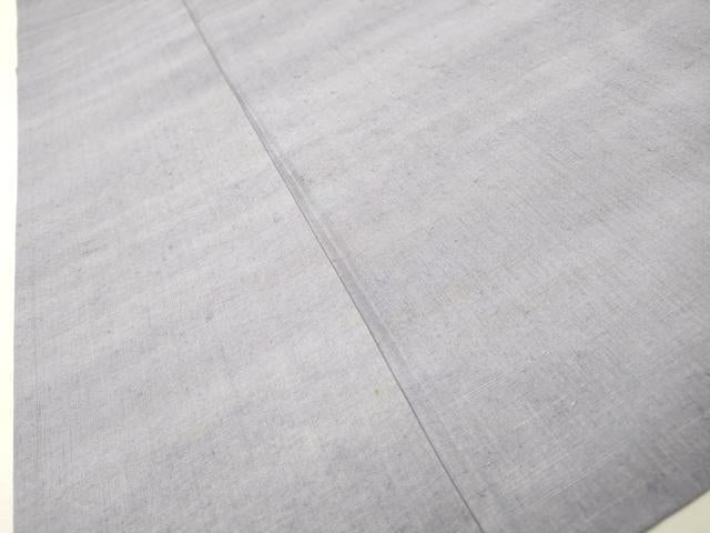 平和屋着物▽上質な紬　単衣　霞文　正絹　逸品　DABH7368fe