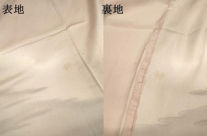 平和屋着物▽訪問着　単衣　風景文　暈し染　正絹　逸品　DABH7370fe