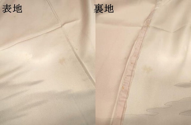平和屋着物▽訪問着　単衣　風景文　暈し染　正絹　逸品　DABH7370fe
